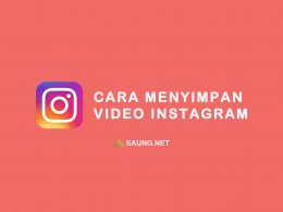 cara simpan video dari instagram