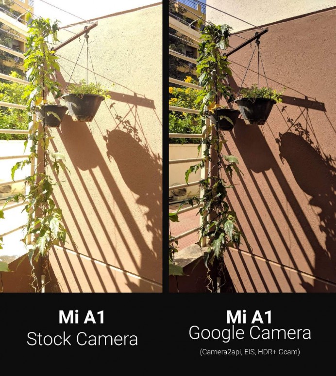 Perbedaan Kamera Bawaan Mi A1 dan Google Camera