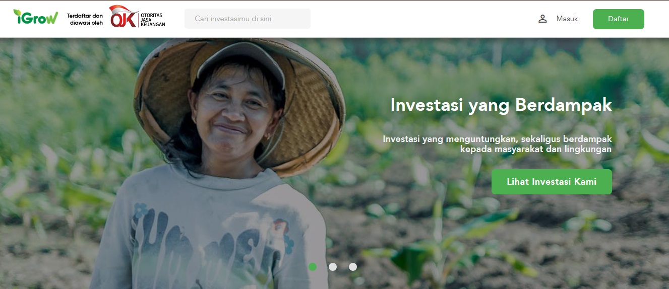 iGrow merupakan platform investasi agribisnis
