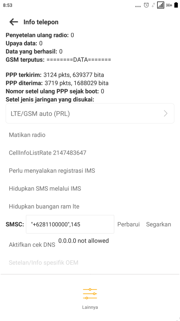 Mengatasi Error 96 SMS Android - SMSC