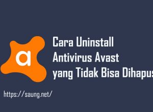 Cara Uninstall Antivirus Avast