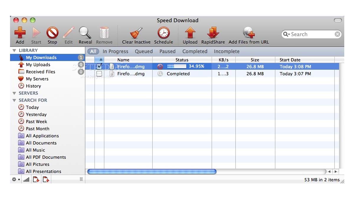 Speed Download - free download manager for mac