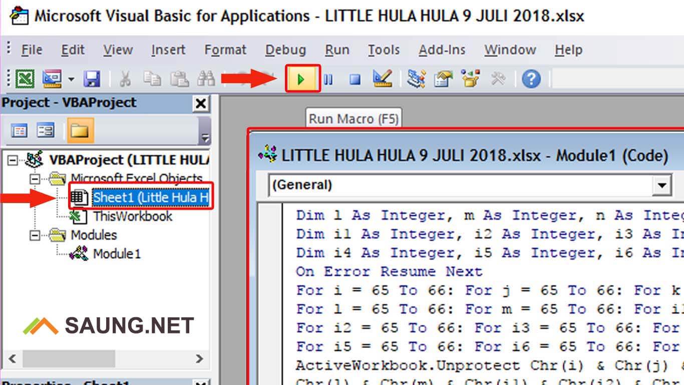 cara membuka excel yang tidak bisa diedit