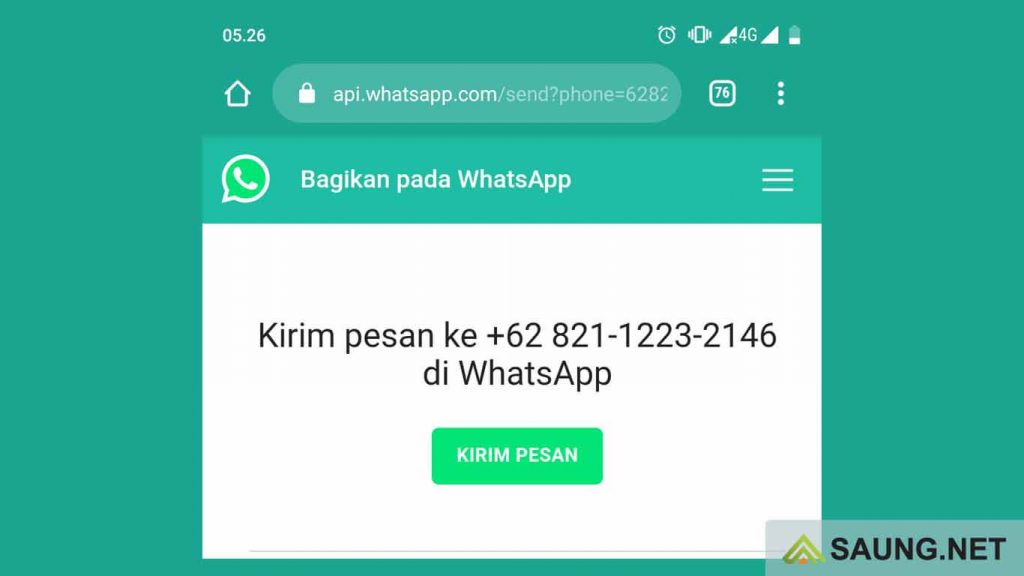 link whatsapp