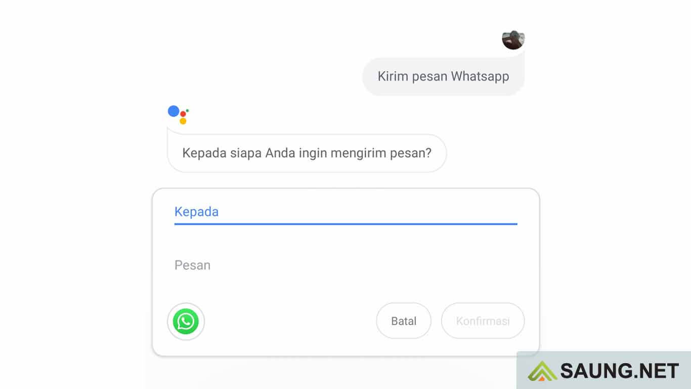 cara ngobrol dengan google assistant