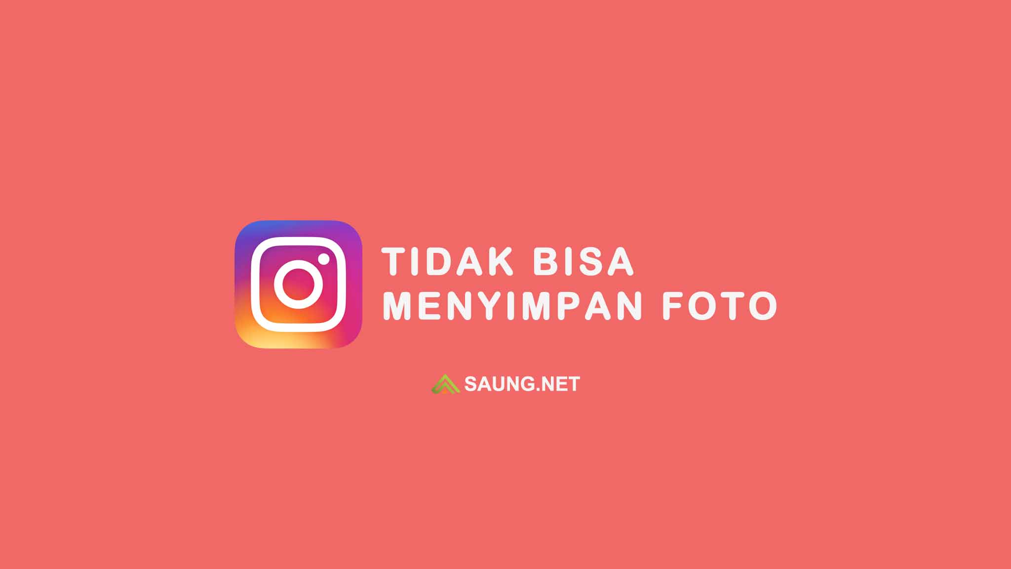 kenapa instagram tidak bisa menyimpan foto